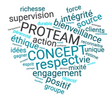 les valeurs de proteam concept